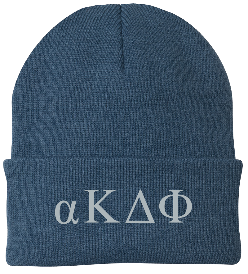 Alpha Kappa Delta Phi Lettered Beanies