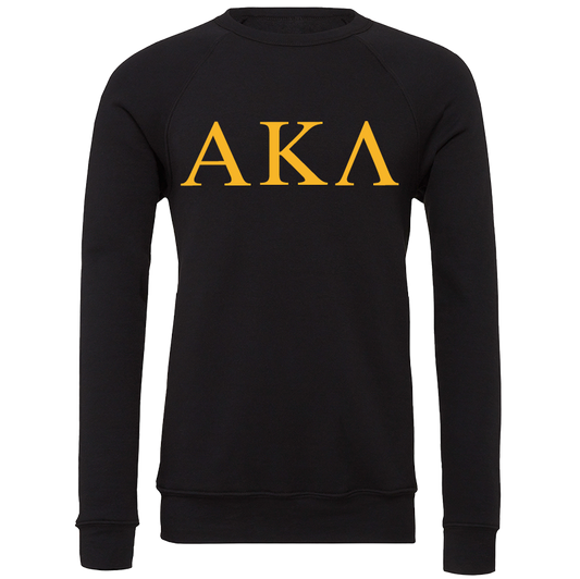Alpha Kappa Lambda Lettered Crewneck Sweatshirts