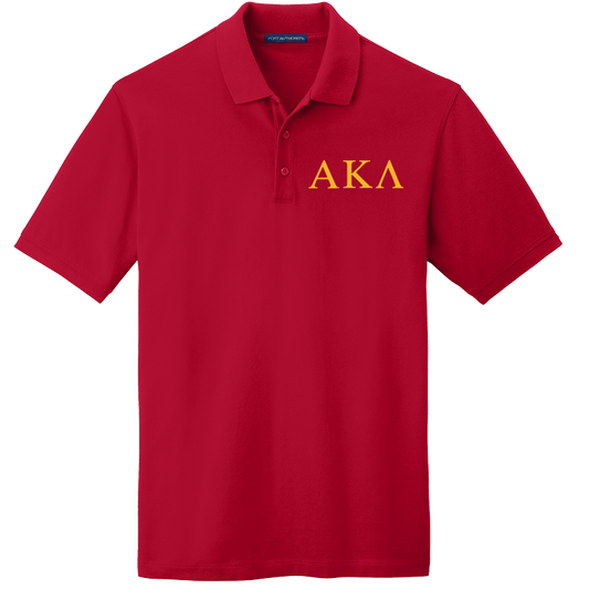 Alpha Kappa Lambda Men's Embroidered Polo Shirt
