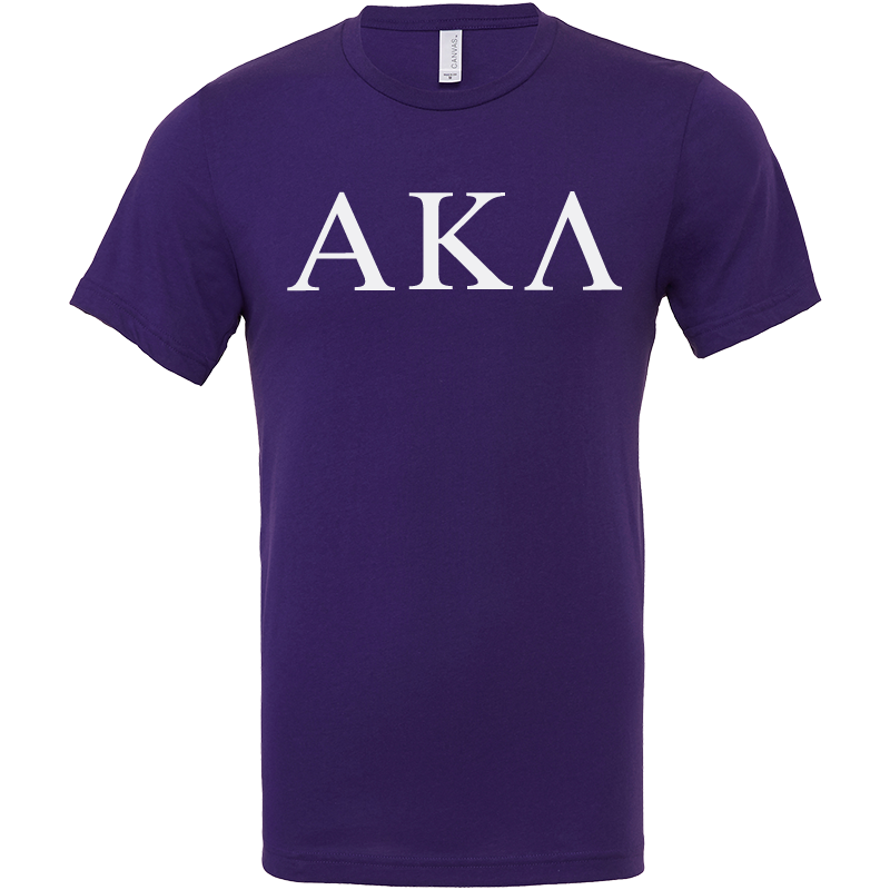 Alpha Kappa Lambda Lettered Short Sleeve T-Shirts