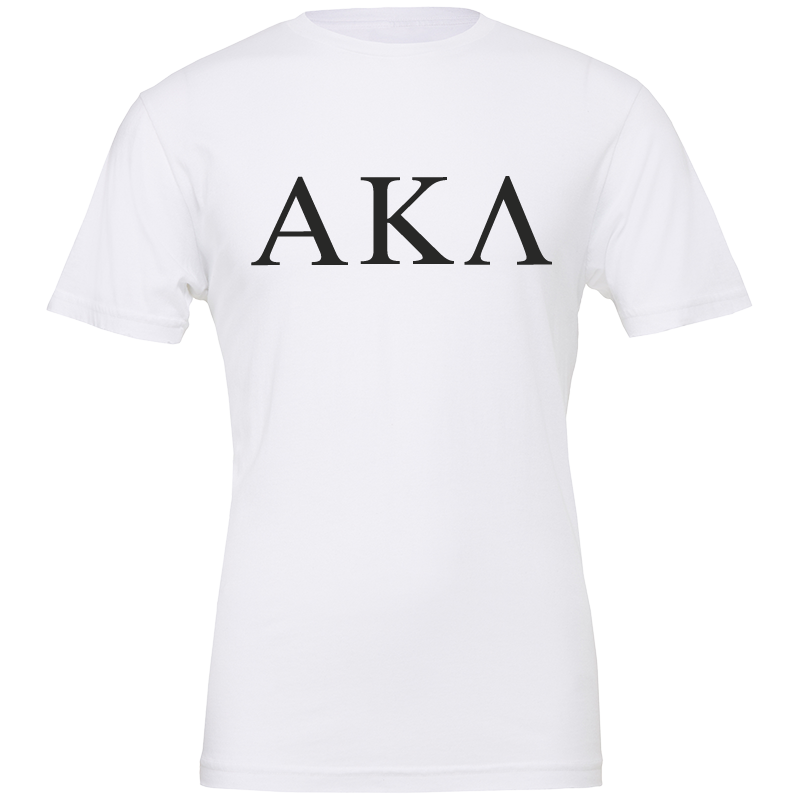 Alpha Kappa Lambda Lettered Short Sleeve T-Shirts