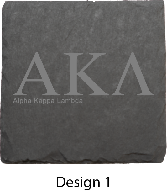 Alpha Kappa Lambda Stone Coasters - 4-Pack