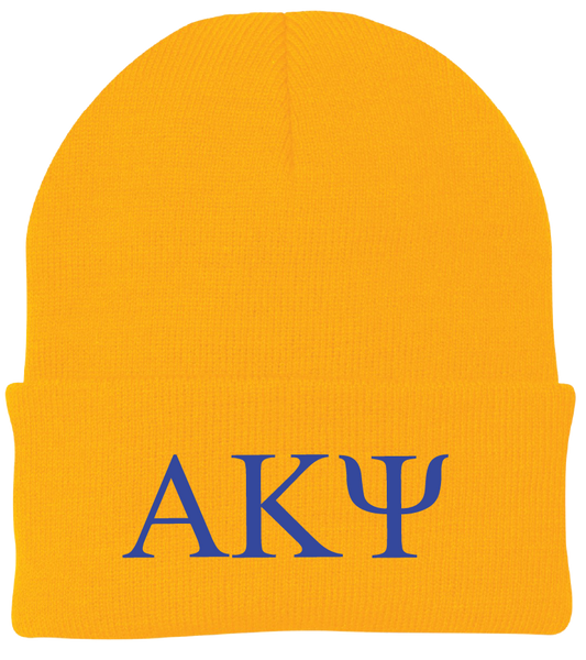 Alpha Kappa Psi Lettered Beanies
