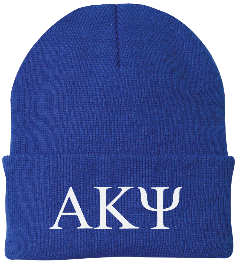 Alpha Kappa Psi Lettered Beanies