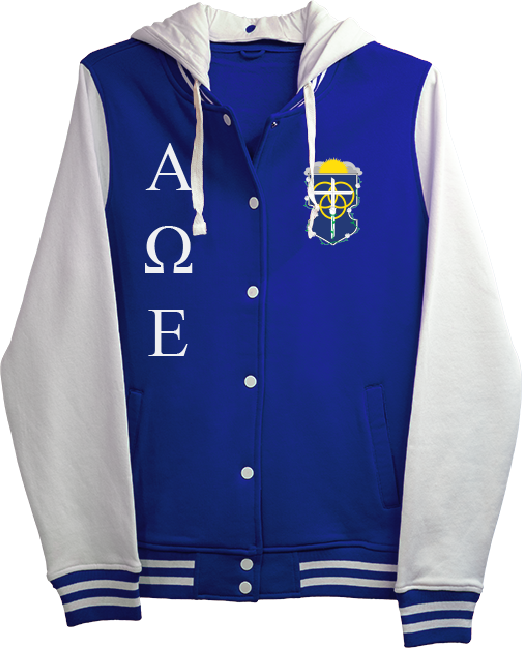 Alpha Omega Epsilon Varsity Hooded Sweatshirt