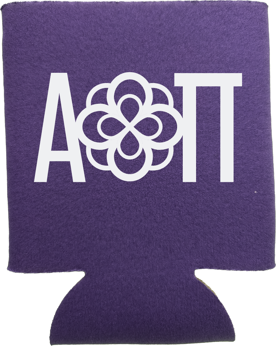 Alpha Omicron Pi Can Coozies