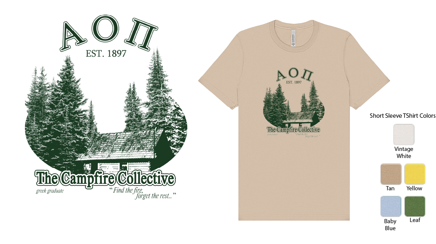 Alpha Omicron Pi Forest Graphic T-Shirt