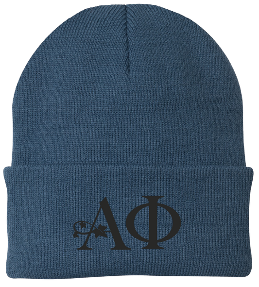 Alpha Phi Lettered Beanies