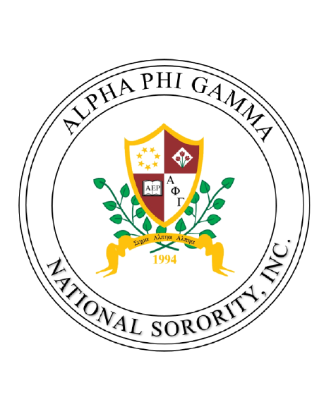 Alpha Phi Gamma Permanent Stickers