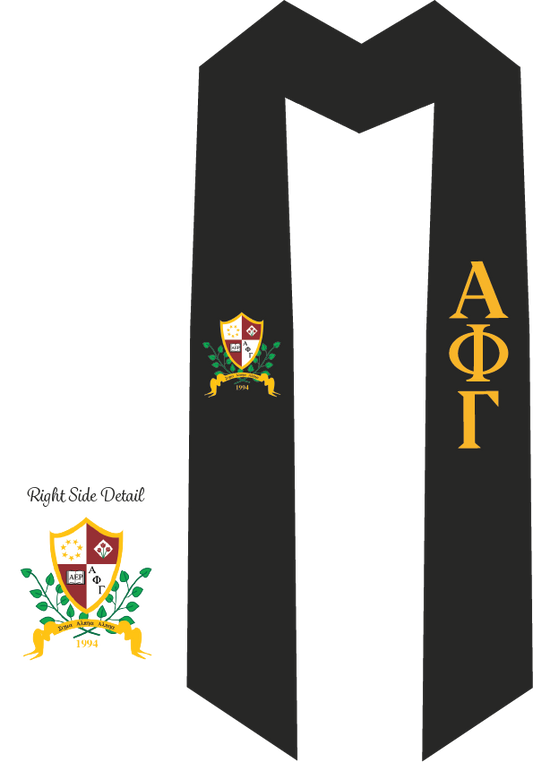 Alpha Phi Gamma Graduation Stoles