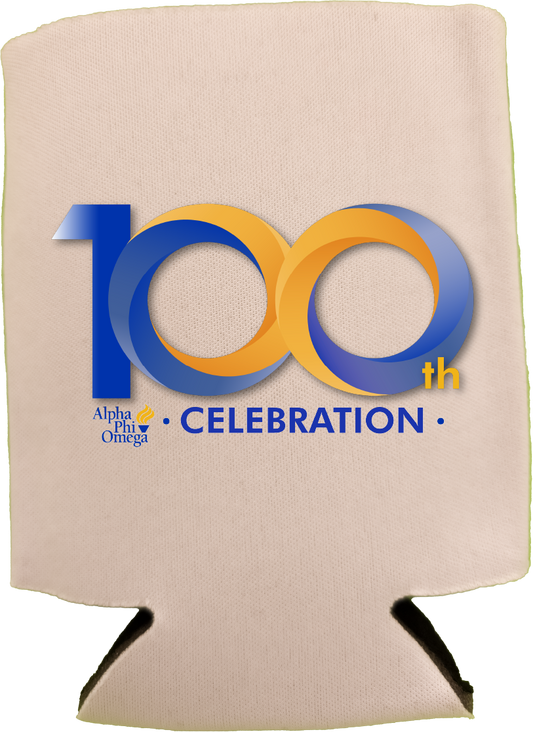 Alpha Phi Omega Centennial Can Coozies