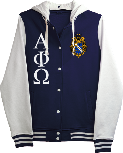 Alpha Phi Omega Varsity Hooded Sweatshirt
