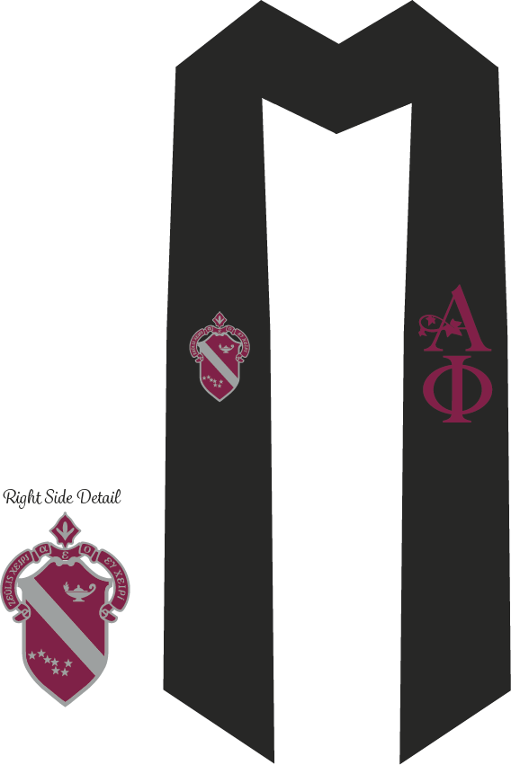 Alpha Phi Graduation Stoles