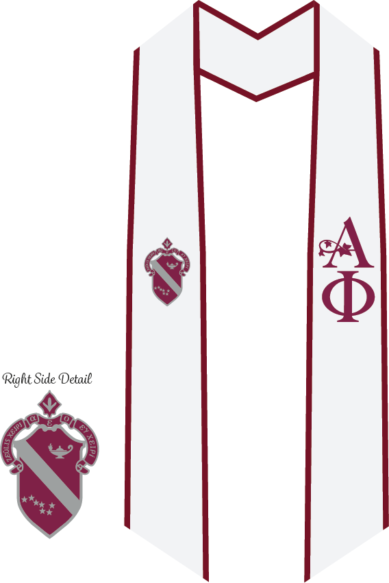 Alpha Phi Graduation Stoles