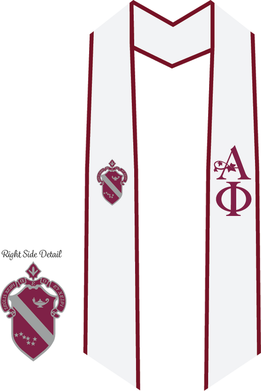 Alpha Phi Graduation Stoles
