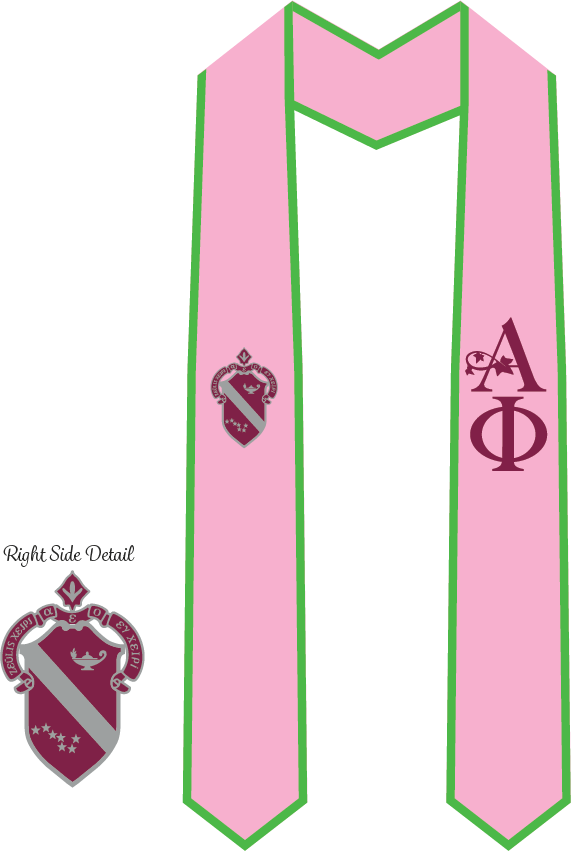 Alpha Phi Graduation Stoles