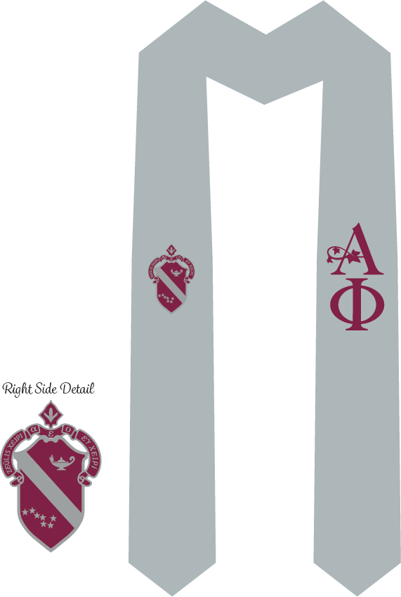 Alpha Phi Graduation Stoles