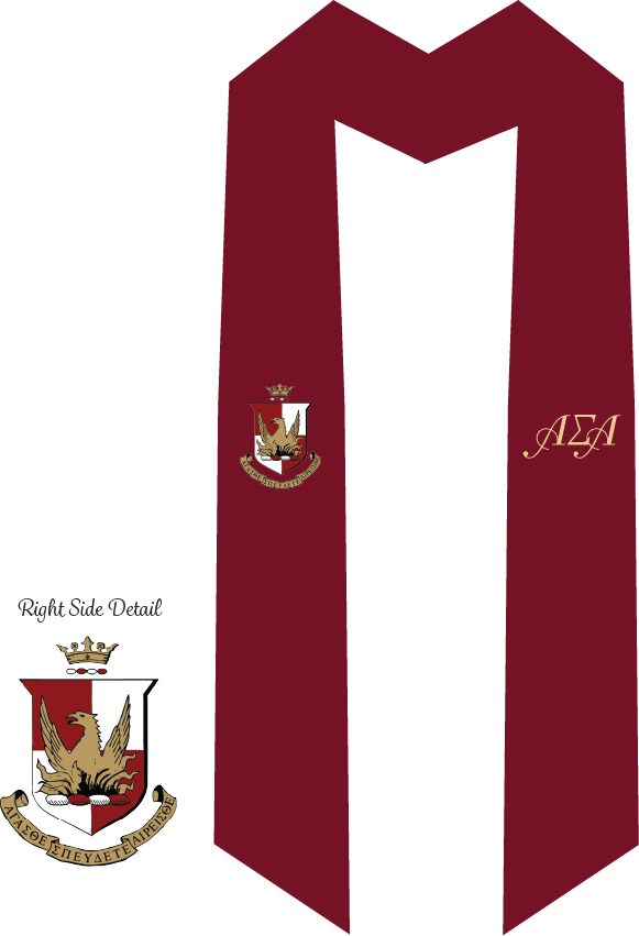 Alpha Sigma Alpha Graduation Stoles