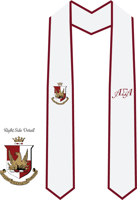Alpha Sigma Alpha Graduation Stoles