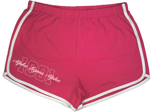 Alpha Sigma Alpha Year and Name Women's Shorts