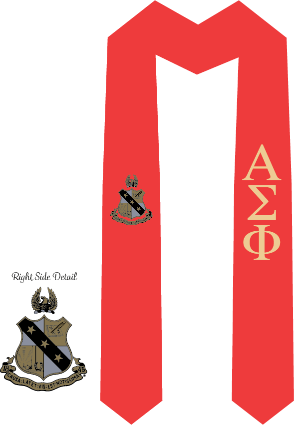 Alpha Sigma Phi Graduation Stoles
