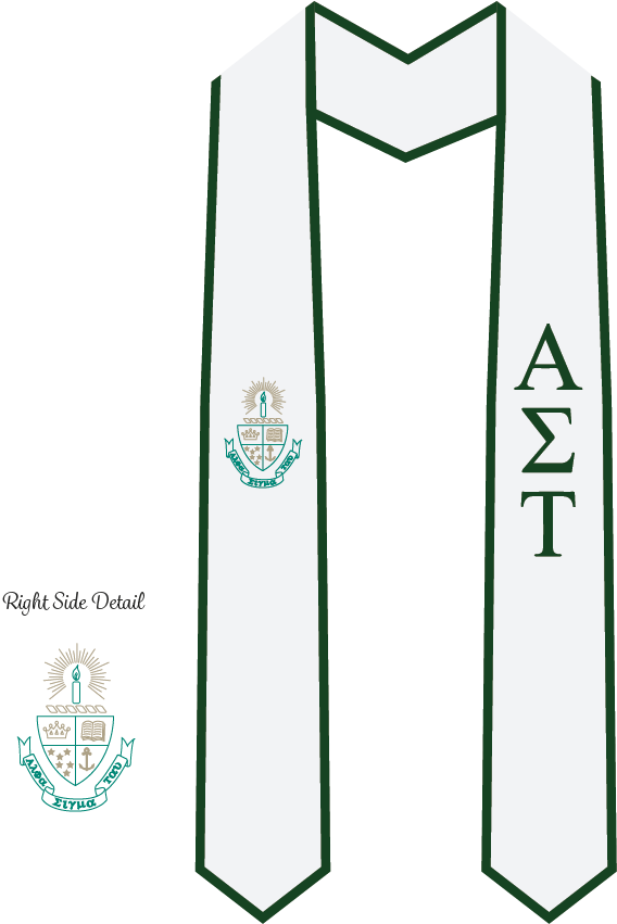 Alpha Sigma Tau Graduation Stoles