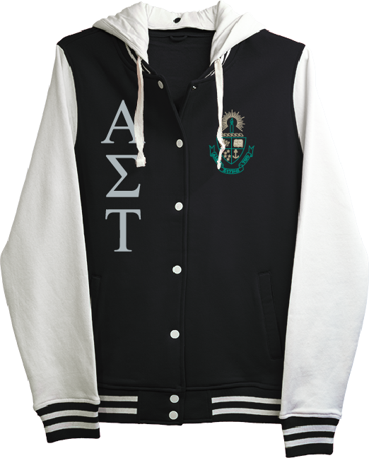 Alpha Sigma Tau Varsity Hooded Sweatshirt