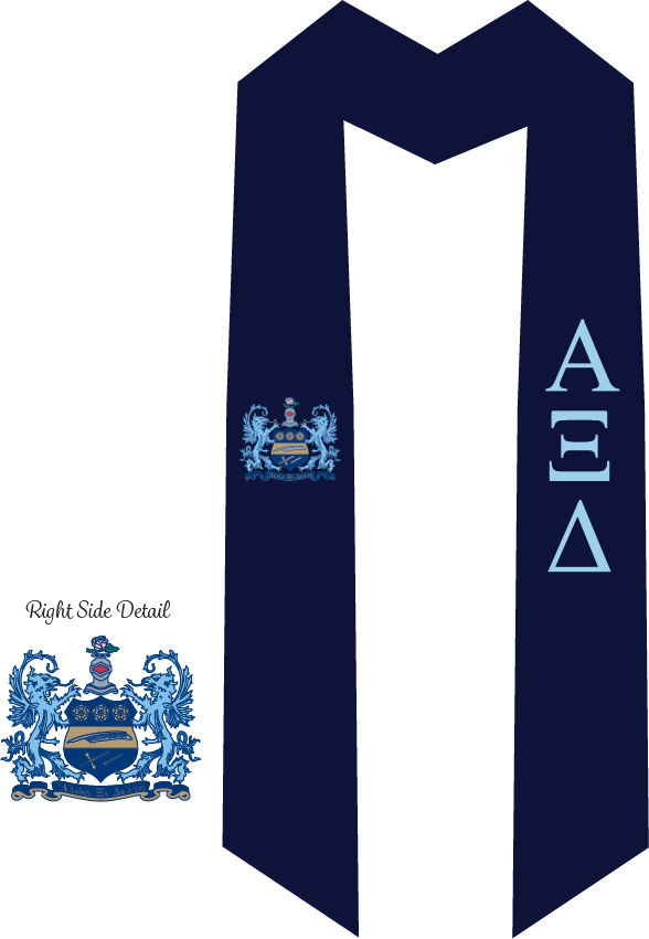Alpha Xi Delta Graduation Stoles