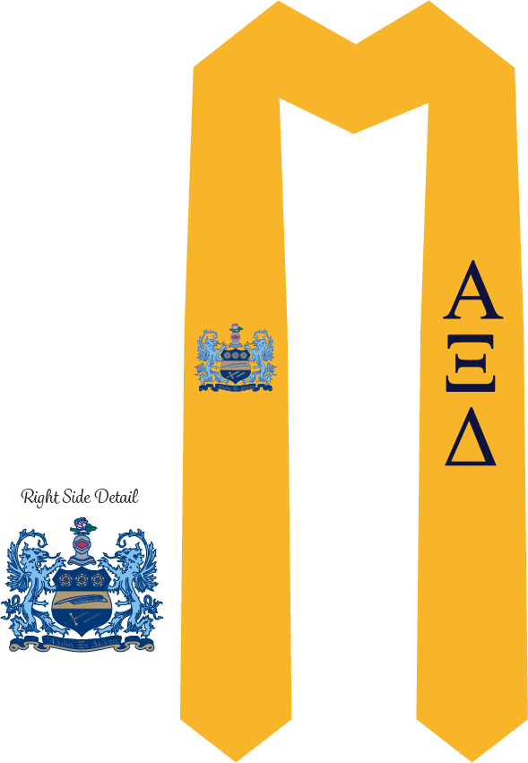 Alpha Xi Delta Graduation Stoles