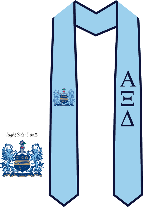 Alpha Xi Delta Graduation Stoles