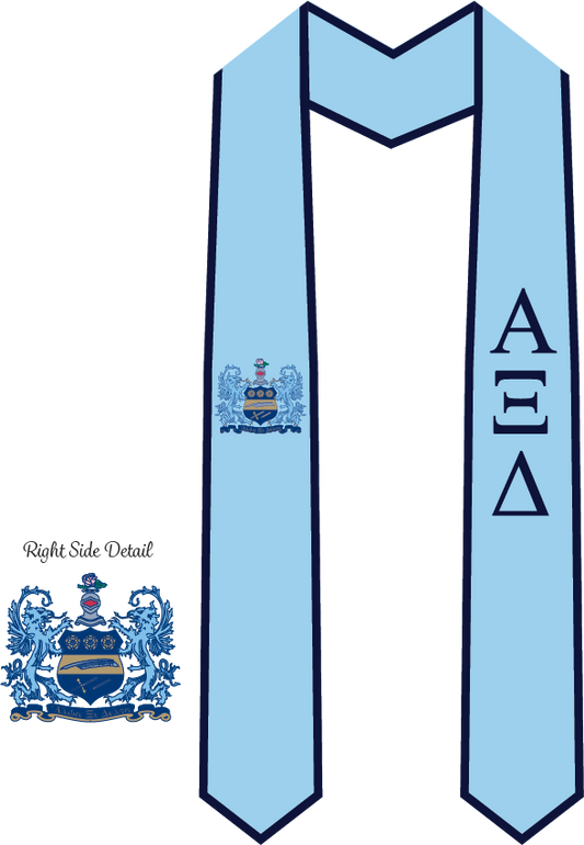 Alpha Xi Delta Graduation Stoles