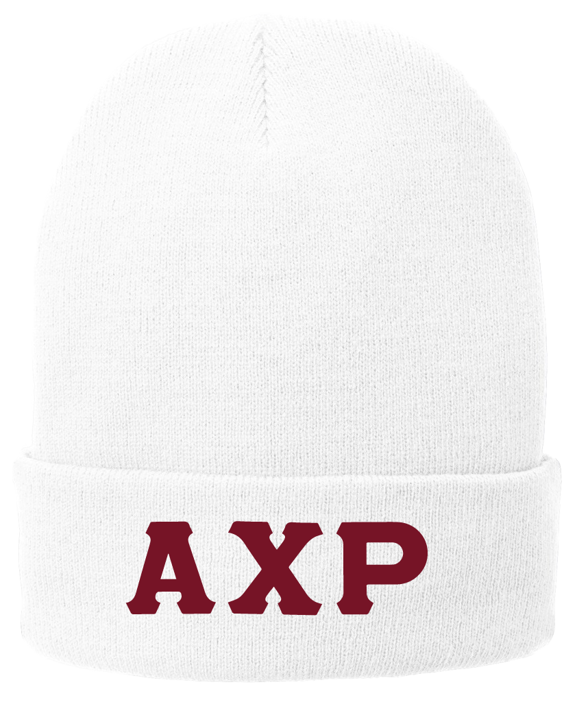 Alpha Chi Rho Lettered Beanies