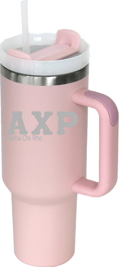 Alpha Chi Rho Lettered 40oz Tumblers