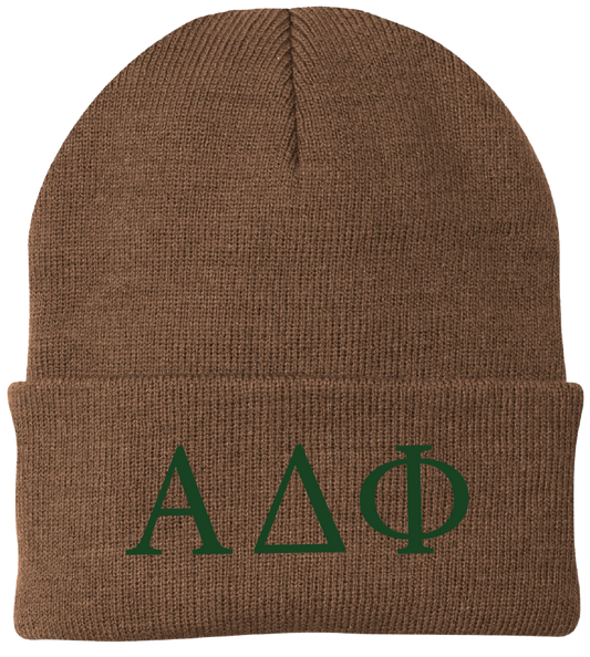 Alpha Delta Phi Lettered Beanies