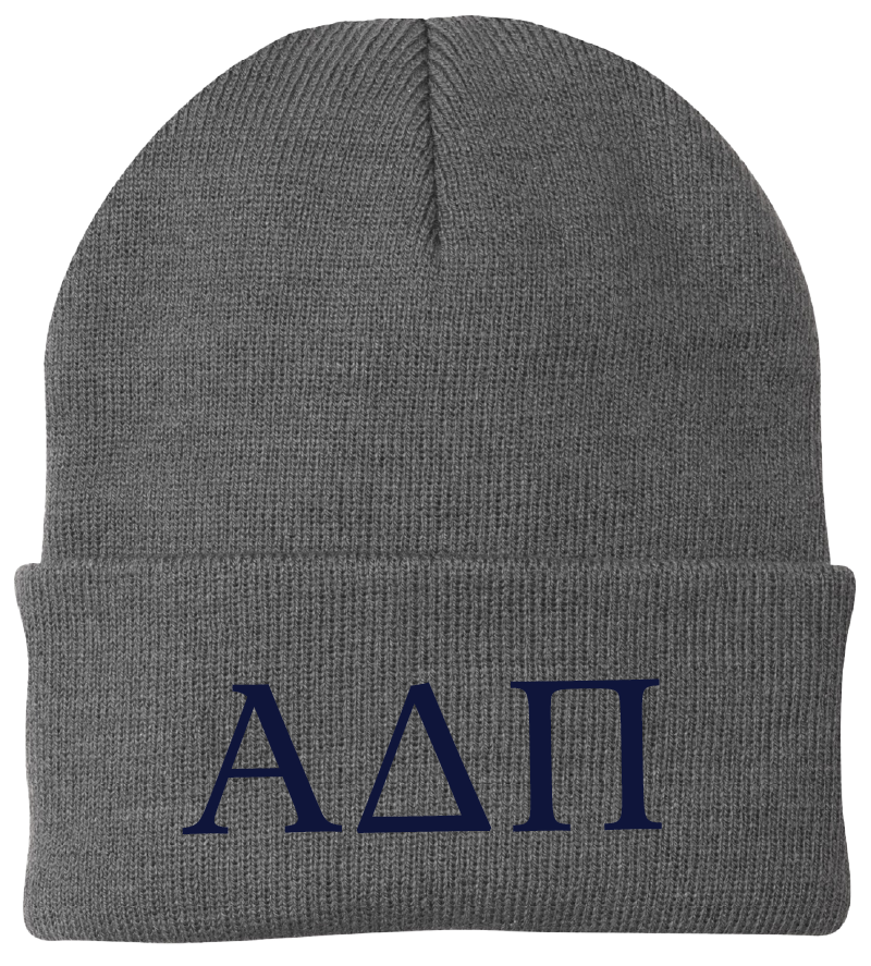 Alpha Delta Pi Lettered Beanies