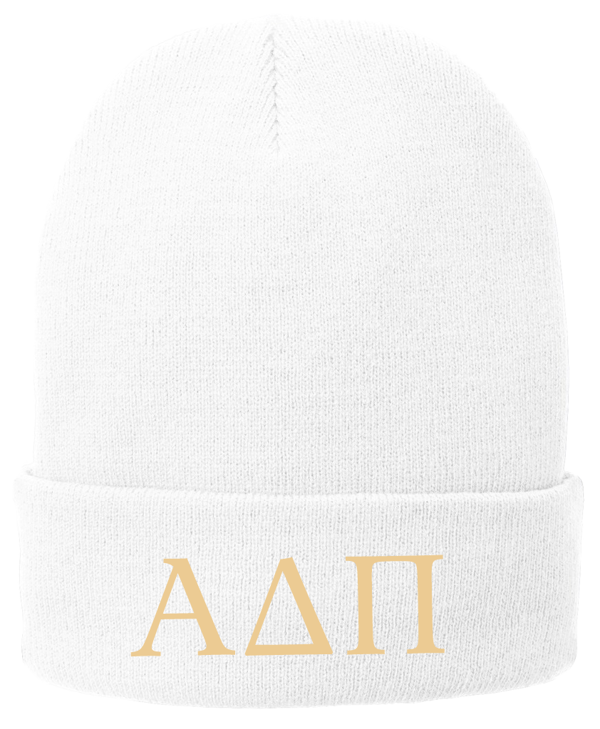 Alpha Delta Pi Lettered Beanies