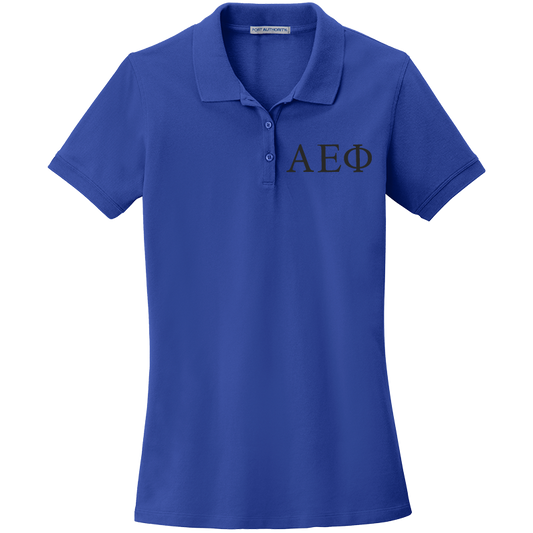 Alpha Epsilon Phi Ladies' Embroidered Polo Shirt