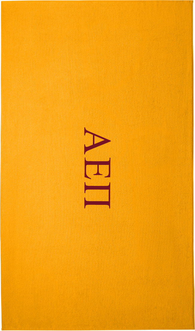 Alpha Epsilon Pi Lettered Beach Towels