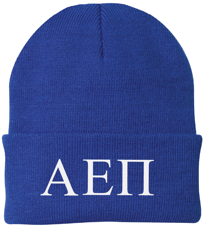 Alpha Epsilon Pi Lettered Beanies