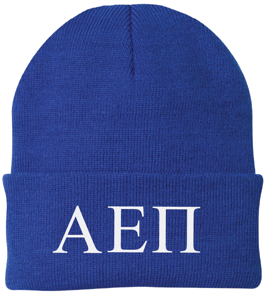 Alpha Epsilon Pi Lettered Beanies