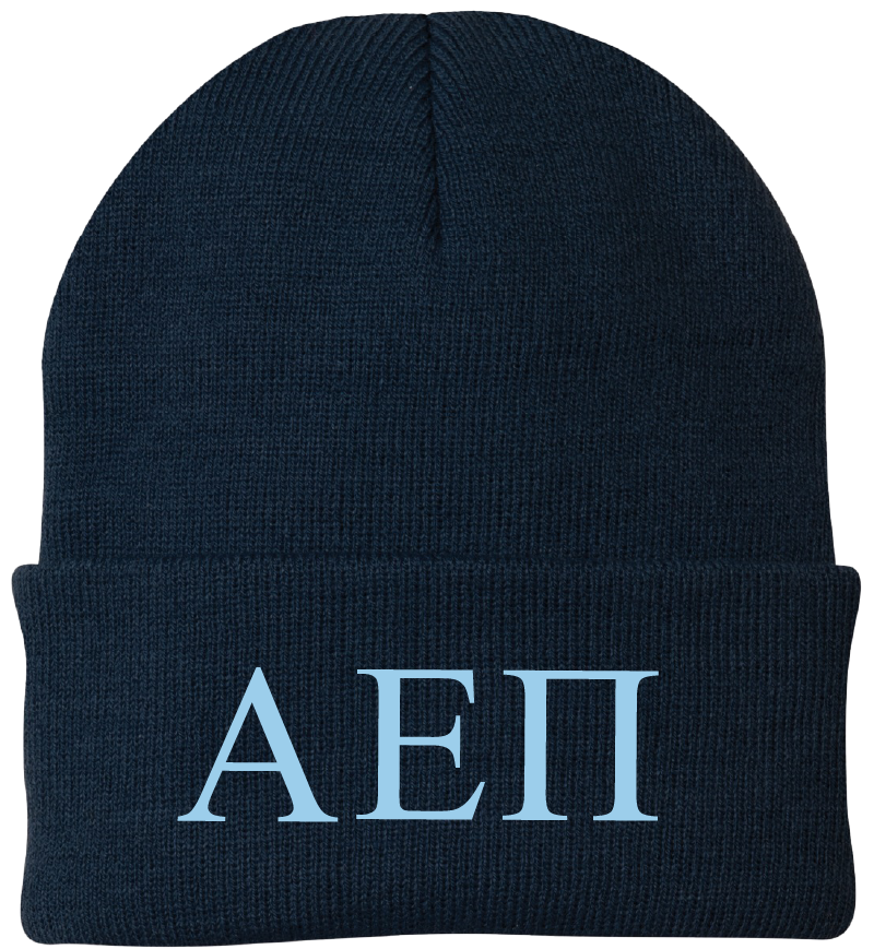 Alpha Epsilon Pi Lettered Beanies