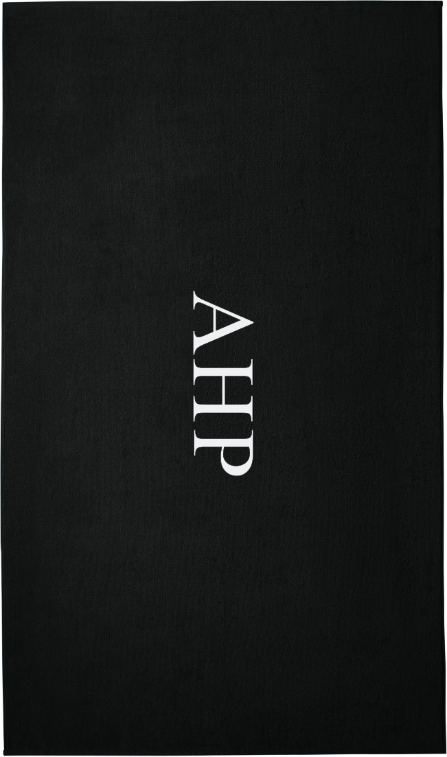 Alpha Eta Rho Lettered Beach Towels