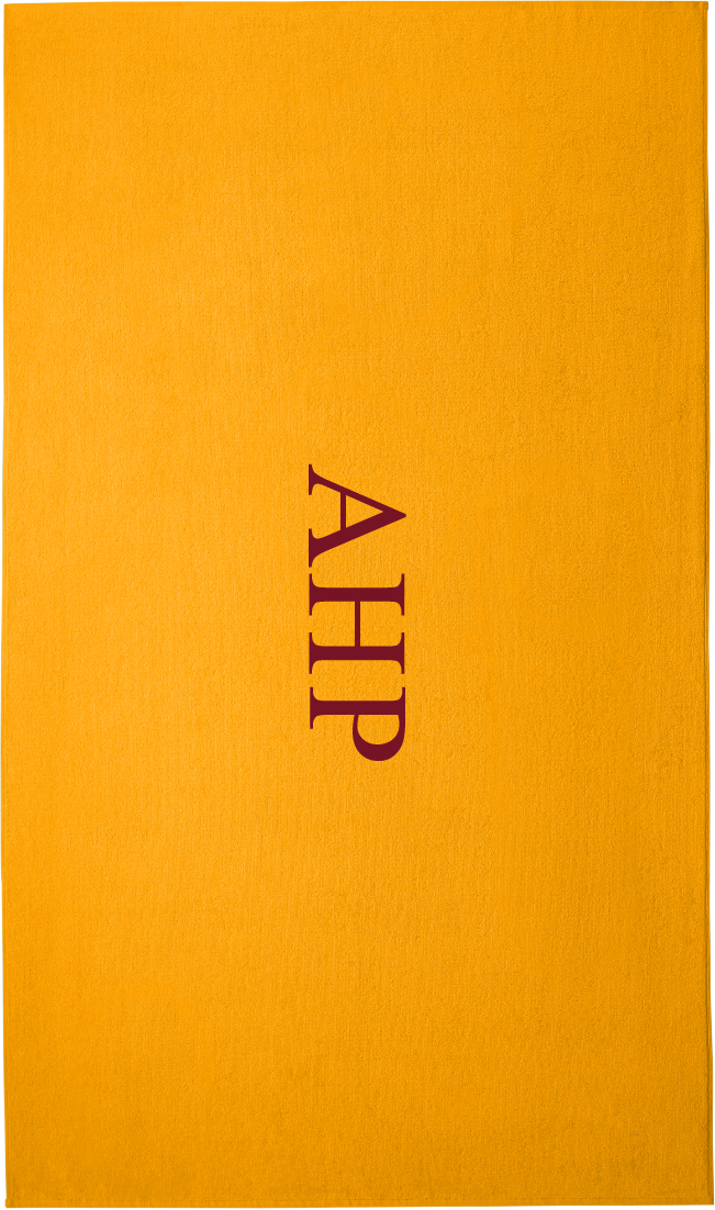 Alpha Eta Rho Lettered Beach Towels