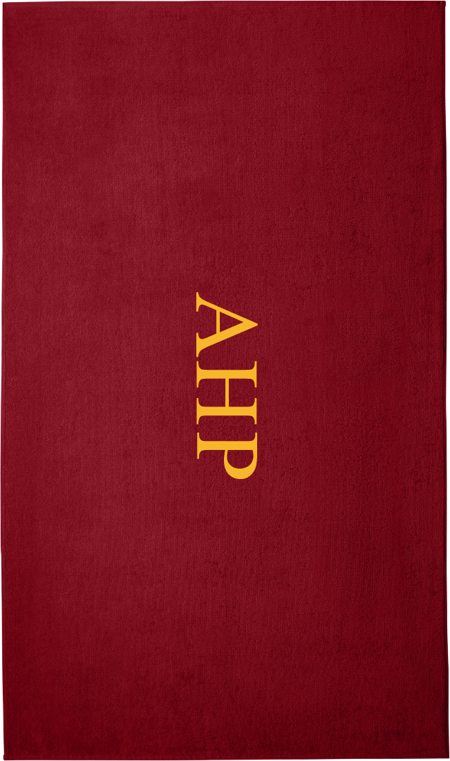 Alpha Eta Rho Lettered Beach Towels