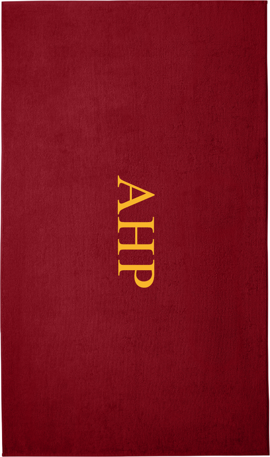 Alpha Eta Rho Lettered Beach Towels