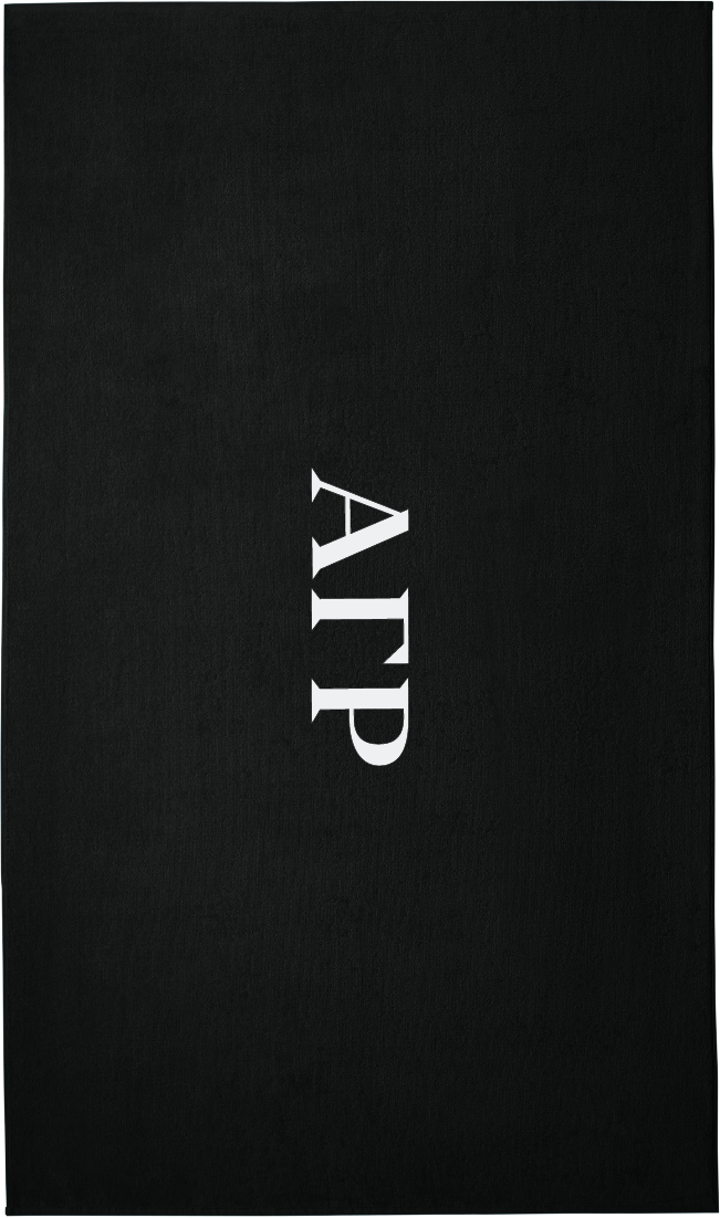 Alpha Gamma Rho Lettered Beach Towels