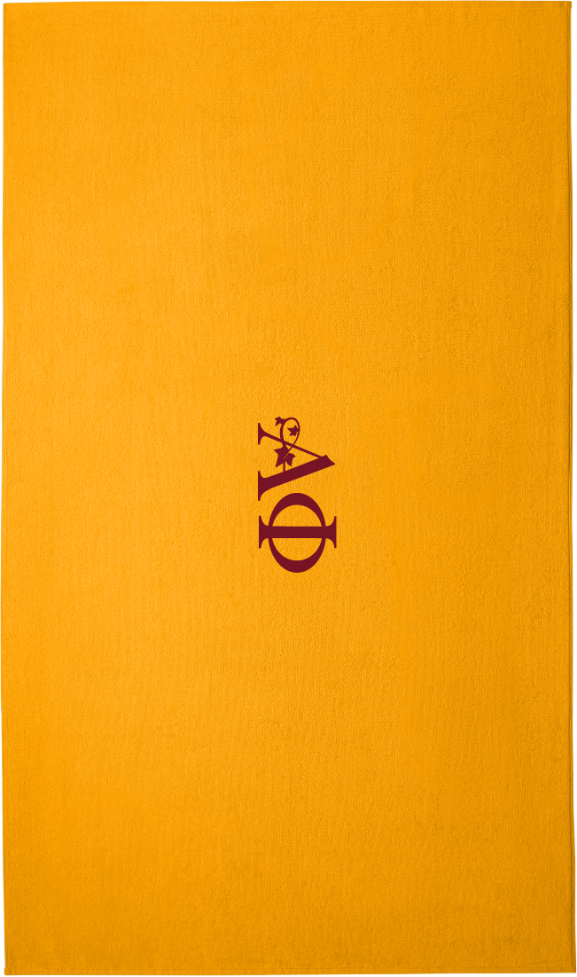 Alpha Phi International Lettered Beach Towels