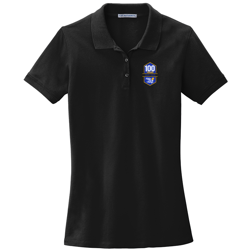 Alpha Phi Omega Centennial 100 Years Ladies' Embroidered Polo Shirt