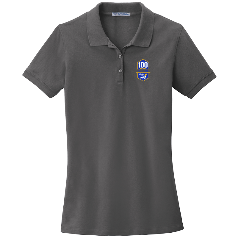Alpha Phi Omega Centennial 100 Years Ladies' Embroidered Polo Shirt