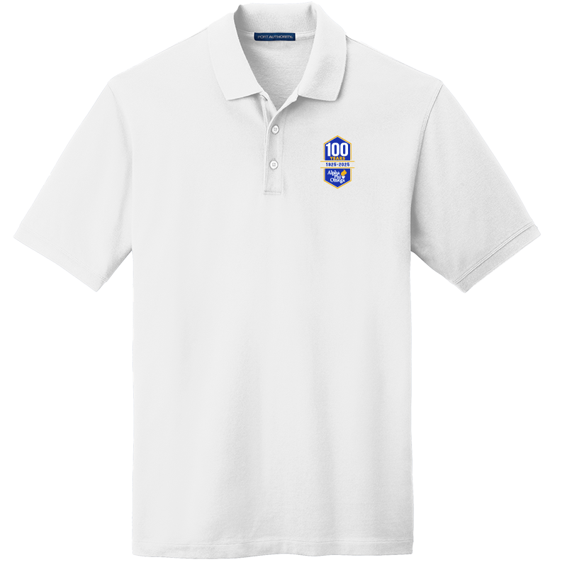 Alpha Phi Omega Centennial 100 Years Men's Embroidered Polo Shirt